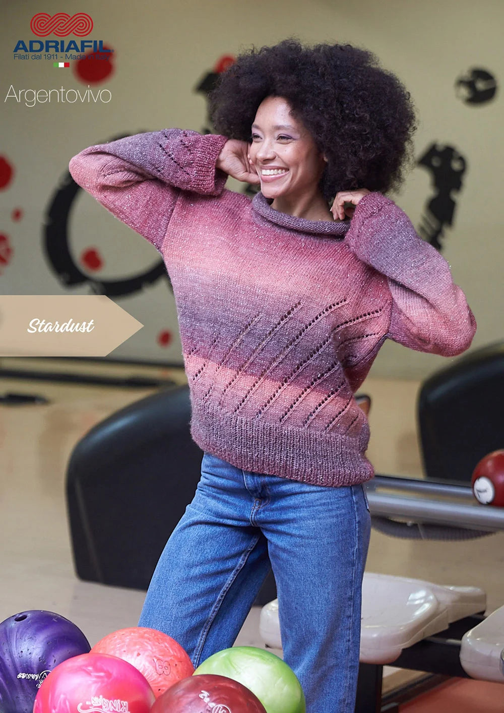 Adriafil Argentovivo, Pullover STARDUST