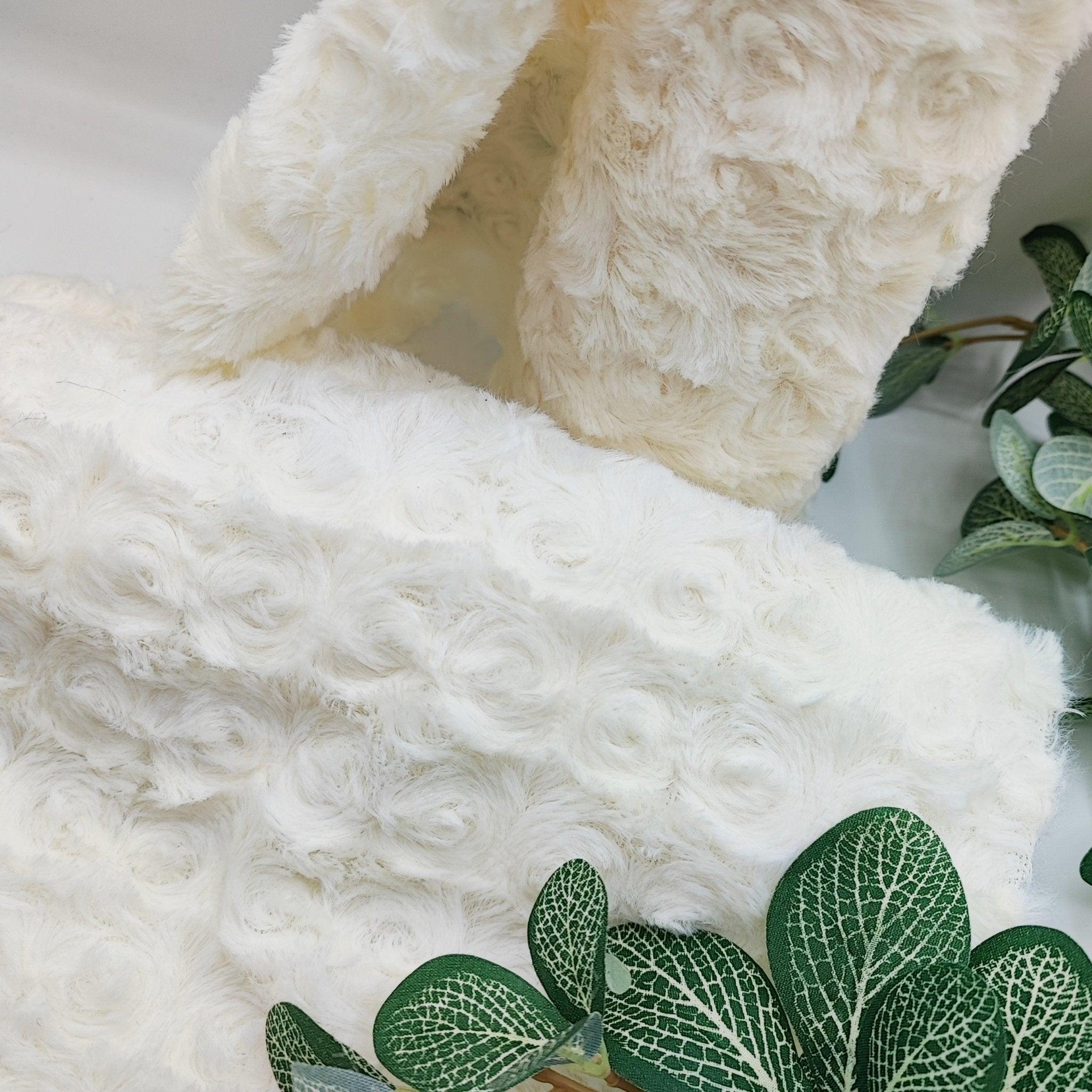 Nastro Curly Peluche Riccio Avorio - Merceria Creativa Tania
