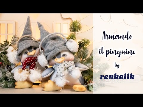 Panno Kraft 3D Pinguino Armando
