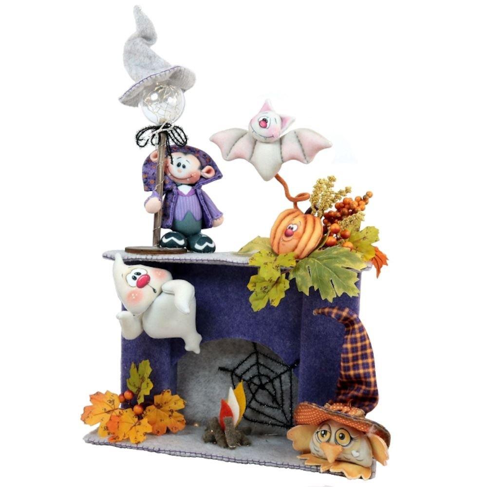 Kit Caminetto Halloween Viola - Merceria Creativa Tania