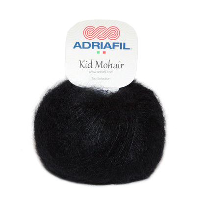 Adriafil Kid Mohair 01 Nero