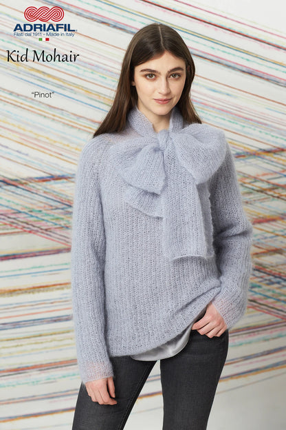 Adriafil Kid Mohair, Pullover Pinot