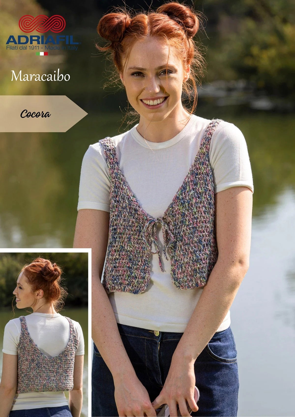 Adriafil Maracaibo, Gilet all’uncinetto COCORA