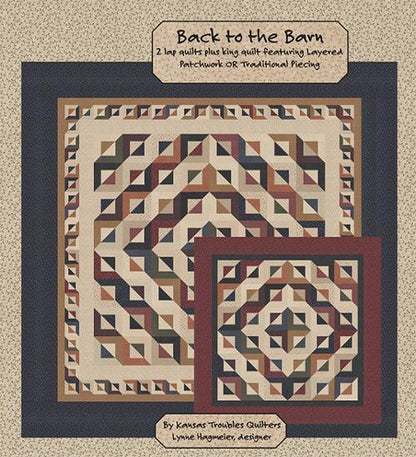 Modello per la trapunta "Back to The Barn" di Kansas Troubles Quilters - Merceria Creativa Tania