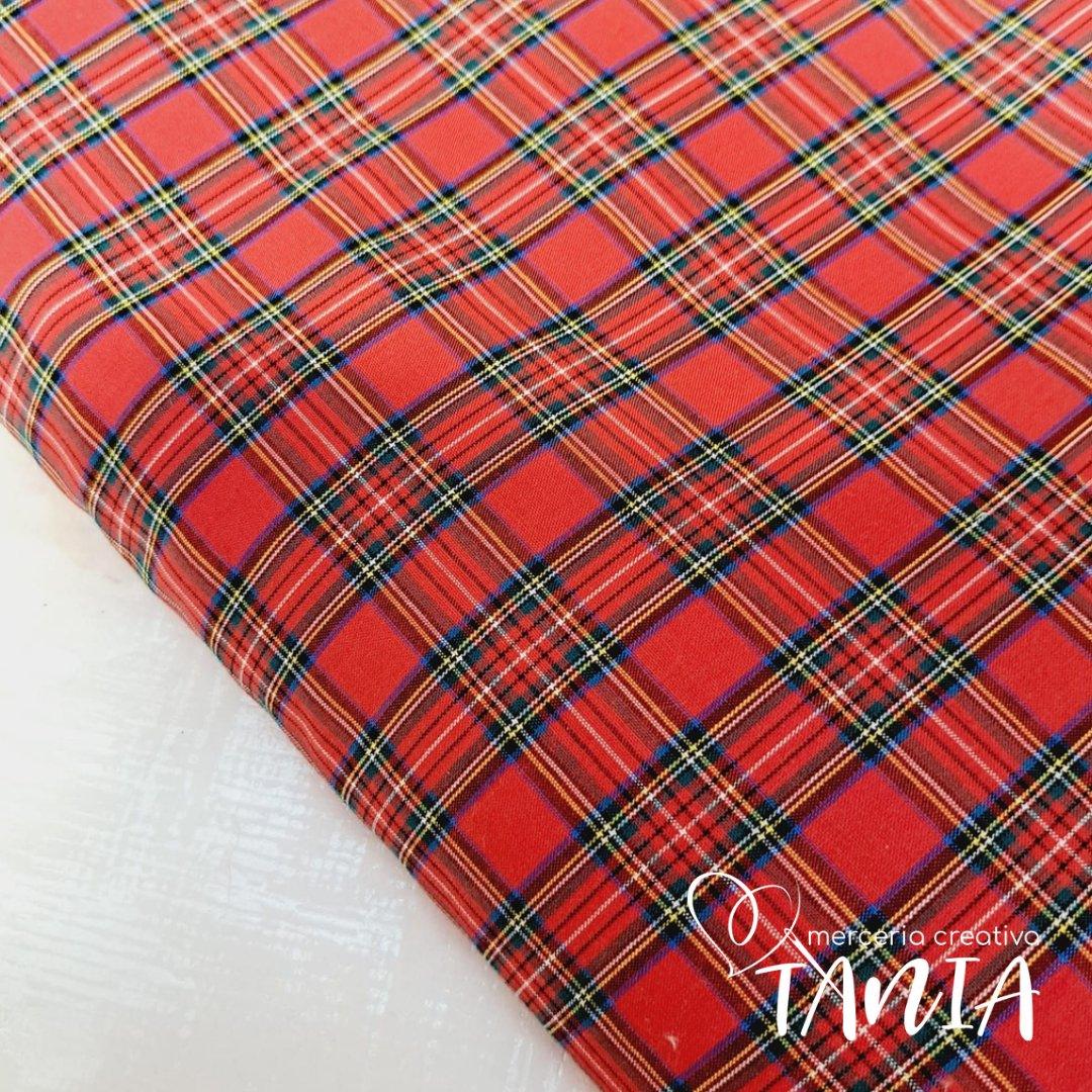 Tessuto Tartan Scozzese - Atmosfera Natalizia! - Merceria Creativa Tania