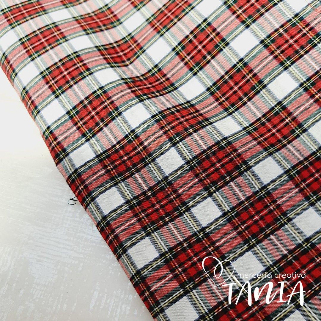 Tessuto Tartan Scozzese - Atmosfera Natalizia! - Merceria Creativa Tania